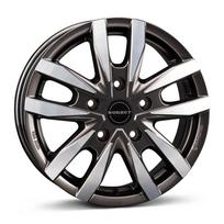 Ratlankis BORBET CW5 R16x6 5x118 ET 68 CB 71.1 (Mistral Anthracite Glossy Polished) (1350 kg)
