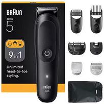 Braun Series 5 All-In-One Style Kit AIO5540, Hair Clipper Black, 9-in-1 7500435245029