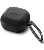 Matinis juodas dėklas Samsung Galaxy Buds 4 / 4 Pro ausinėms "Spigen Classic Fit"