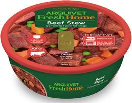 Arquivet Fresh Home Beef stew - wet dog food - 280g