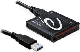 Delock USB 3.0 All in 1 card reader USB 3.2 Gen 1 (3.1 Gen 1) Black