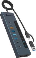 Raidsonic Icy Box USB Hub 11-in-1 USB-C Hub USB 3.2 Gen 2 PD