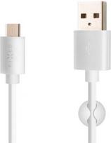 Fixed | Data And Charging Cable With USB/USB-C Connectors | White FIXD-UC2M-WH | 8591680085507
