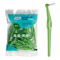 TePe Angle Interdental Brush 0.8 mm - tarpdančių šepetėliai, 25 vnt. - žali