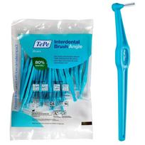 TePe Angle Interdental Brush 0.6 mm - tarpdančių šepetėliai, 25 vnt. - mėlyna