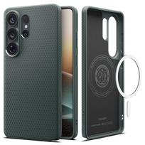 Spigen Liquid Air Mag case, compatible with MagSafe, for the Samsung Galaxy S26 Ultra, abyss green