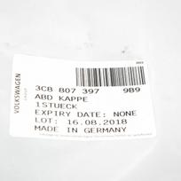 VW PASSAT CC galinio bamperio dangtelis 3C88073979B9 originalus
