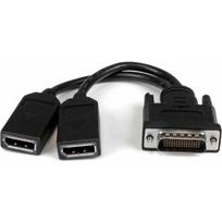 Kabel StarTech DMS-59 - DisplayPort x2 0.2m Black (DMSDPDP1) | DMSDPDP1 | 0065030859592