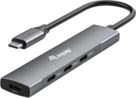 Equip Equip USB-Hub 4-Port 3.2/C->4x3.0        5Gbps o.Netzteil gr | 128963 | 4015867230527