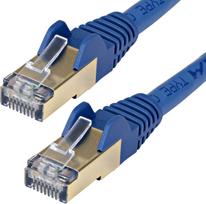 StarTech Cable StarTech Cat6a RJ-45 5m M/M Blue | 6ASPAT5MBL | 065030881555