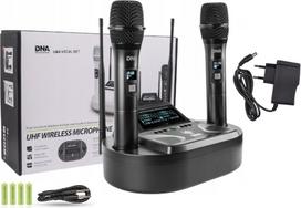 DNA Professional UMA VOCAL SET - double wireless set (2 x handheld microphones + receiver with microphone charging station) | 5908249814684 | 5908249814684