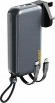 Dudao K25 2in1 10000mAh Power Bank Charger with 3 Plugs - Gray | 6977196680061 | 6977196680061