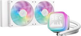 DeepCool LP240 Computer case, Processor All-in-one liquid cooler 12 cm White 1 pc(s) | R-LP240-WHMSMC-G-1 | 6933412729259
