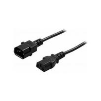 Kabel zasilający PowerWalker PowerWalker 91010013 kabel zasilające Black C14 panel C13 panel | 91010013 | 4260074976274