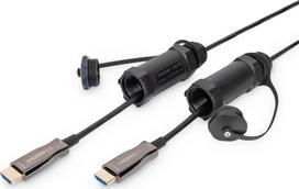 Kabel Digitus HDMI - HDMI 15m Black (AK-330130-150-S) | AK-330130-150-S | 4016032483816