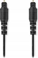 Kabel Nedis CAGL25000BK100 kabel audio 10 m Toslink Black | CAGL25000BK100 | 5412810420445