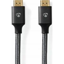 Kabel Nedis HDMI - HDMI 10m szary (CVTB34000GY100) | CVTB34000GY100 | 5412810318865