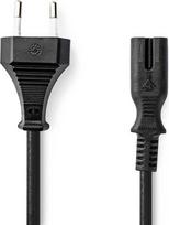 Kabel zasilający Nedis Nedis CEGL11040BK50 kabel zasilające Black 5 m C7 panel | CEGL11040BK50 | 5412810427437