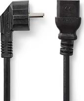 Kabel zasilający Nedis Nedis CEGL10300BK20 kabel zasilające Black 2 m Wtyczka zasilająca typu C IEC C19 | CEGL10300BK20 | 5412810427352