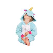 Vaikiška Pižama Kigurumi Kombinezonas Pegaso Kostiumas Mėlynas 115-125 Cm, 115-125 cm