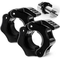 4Fizjo Greito atleidimo QR spaustukai 25 mm strypams, 2 vnt. - juodi
