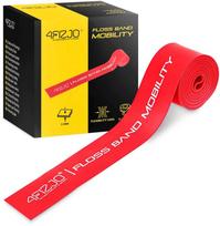 4Fizjo FLOSS BAND 1 mm raudona reabilitacinė mankštos juosta