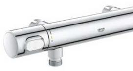 Grohe „Grohtherm 500“ - termostatinis maišytuvas 3/4 colio, su įleidžiamu laikikliu