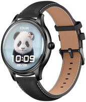 COLMI L28 Smart Watch (black silicone + black leather strap) | L28 Black leather | 6972436987801