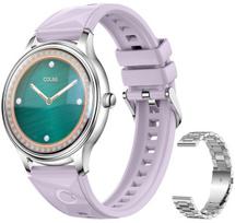 COLMI L28 Smart Watch (Silver-purple + silver steel strap) | L28 Silver-purple | 6972436987870
