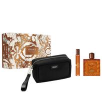 Versace Eros Najim rinkinys EDP 100 ml, mini EDP 10 ml ir kosmetikos krepšys