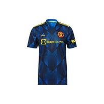 Adidas Manchester United išvykos gerbėjų leidimo futbolo marškinėliai vyrams Mėlyni GM4616 M