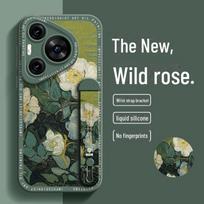 Huawei P70 Ultra silikoninis dėklas su stovu - Visapusiškas dizainas Pura70 Pro Pura 70 Pro