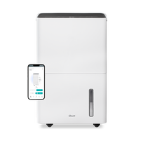 Duux Smart Dehumidifier | Bora | Suitable for rooms up to 50 m | Water tank capacity 4 L | White