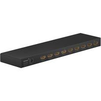 Goobay HDMI signalo daliklis 1 į 8, 4K 60Hz, 18Gbps, aliuminis, juodas