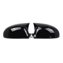 Pair of Side View Glass Caps Plastic Side View Glass Cover Adhesive Wing Glass Cover Vehicle Spare Part for 2005-2009