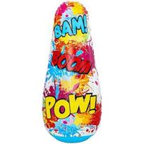 Inflatable punching bag - BESTWAY - Bop Bag Comic Blast - 1.19 m - Multicolor - PVC gryna