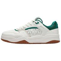 Anta Full Score Fashion Trend Non-Slip Increased Height Low-Top Skate Shoes Men Sneakers White Gray Green 112448032-3 40 white