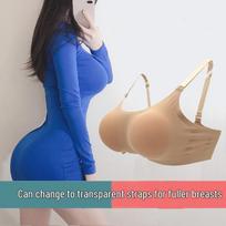 Moteriški super dideli silikoniniai proteziniai krūtų įdėklai kosplėjui - Seksualūs pilnai dengiantys liemenėlės įdėklai 40/XXL (Weight 145-158 lbs)