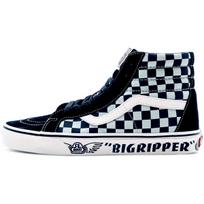 Sk8 Se Bikes x Sk8 Vans-Hi Reissue 'Big Ripper - Black Reflective Checkerboard' VN0A4BV8A0E 35
