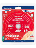 Specialist+ Pjovimo diskas 190x24Tx30mm, Cordless PREMIUM, SPECIALIST+