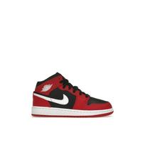 Air Jordan 1 Mid GS Gym Red Black White Kids Sneakers DQ8423-061 37.5