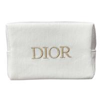 DIOR Minimalistinis Modernus Klasikinis Spaudinys Džinsinis Audinys Baltos Makiažo Priemonės Krepšys Nešiojamas 18*9*11cm