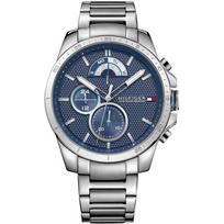 Tommy Hilfiger 1791348 Vyriškas nerūdijančio plieno kvarcinis laikrodis 44 mm sidabras