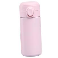 Izoliuotas butelis su iššokančiu dangteliu 420 ml Mini Mielas Dvisienis Vakuuminis Nešiojamas Izoliuotas iš Nerūdijančio Plieno Pink