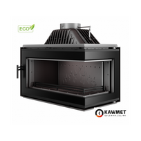 Ketaus įdėklas židiniui KAWMET W16 PB 13,5 kW ECO Juodas