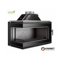 Ketaus įdėklas židiniui KAWMET W16 LB 13,5 kW ECO Juodas