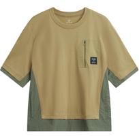 Li-Ning Wade Series Letter Loose Round Neck Short Sleeve T-Shirt Men Tops Brown AHSUE13-3 XXL