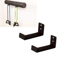 Space Saving Aluminum Wall Mounted Yoga Mat Storage Rack 2Pcs Set with Felt Pads for Home For Gym Organization China Mainland