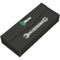WERA 11 dalių terkšlinių kombinuotų veržliarakčių rinkinys, laikymo dėklas JOKER6001, Kompaktiškas 180x88x46mm, Patvarus įrankių organizatorius