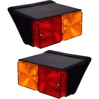 APSMOTIV Galinio žibinto mazgo pakeitimas, suderinamas su Case/IH, Fiat, Real Light Ford traktoriais 6610 535 515 4610 12 V juoda
